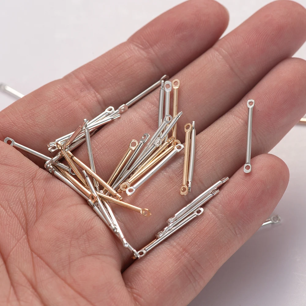 Коннекторы для сережек сделай сам 100 шт. 15/20/25 мм аксессуары подвесок стержень