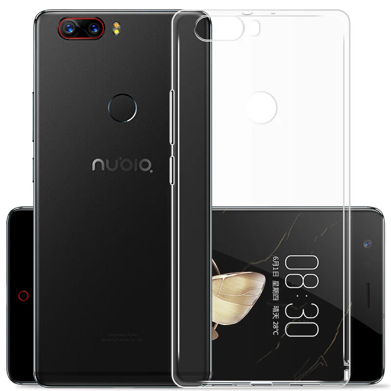 ТПУ чехол мягкий для zte Nubia Z17 Lite задняя крышка прозрачный силиконовый Z11 Mini S/M2 Z18 mini