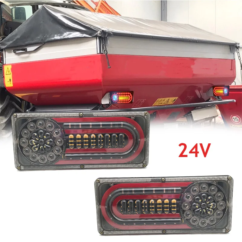 

Водонепроницаемый 24V грузовик светодиодный задний светильник прицеп Аварийные огни светильник s задний светильник стоп для грузовика авто...