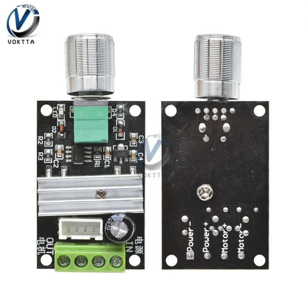 ШИМ Регулируемый реверсивный регулятор скорости двигателя постоянного тока 3A 80