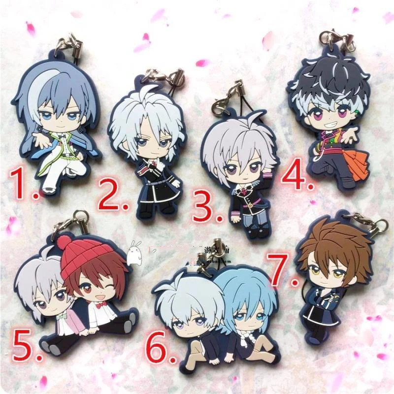 1 шт. аниме брелок Idolish7 мультфильм Гаку Мицуки Осака мягкая резиновая подвеска