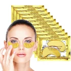 Патчи Gold Eye Mask с кристаллами коллагена 10 шт., Антивозрастные увлажняющие маски для глаз от темных кругов и припухлостей, гелевые патчи для ухода за кожей