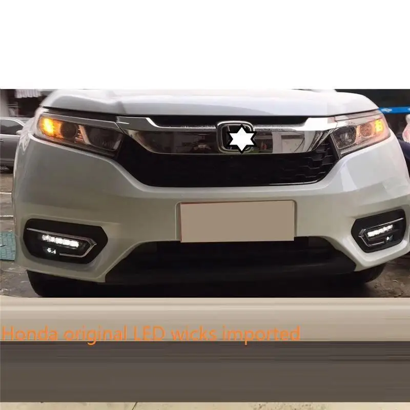 MODEL M Drl Automovil Cob дневные ходовые авто лампы Автомобильные светодиодные фары передние противотуманные задние Автомобильные фары в сборе 17 для Honda Avancier - Цвет: MODEL M