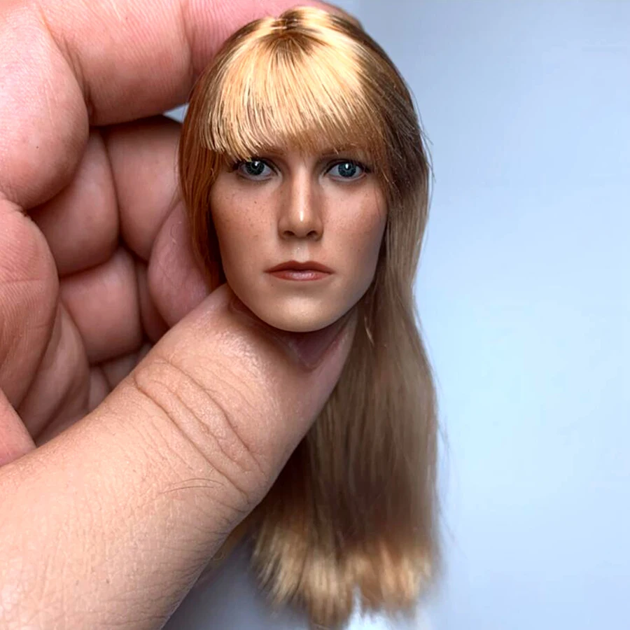 В наличии 1/6 весы Gwyneth Paltrow Pepper Potts голова лепить для 12 дюймов женской фигуры