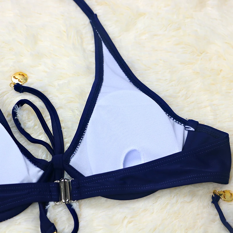 

Sexy High Cut Thong Bathing suit Brief Bikini Brazilian Strappy Swimwear Women Solid Biquini Swim Beach Micro Bikini GU10clo