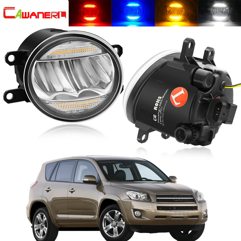 

2in1 Fog Light Assembly + Daytime Running Lamp For Toyota RAV4 2006-2012 2016-2018 Car LED Fog Light DRL 30W 8000LM 12V