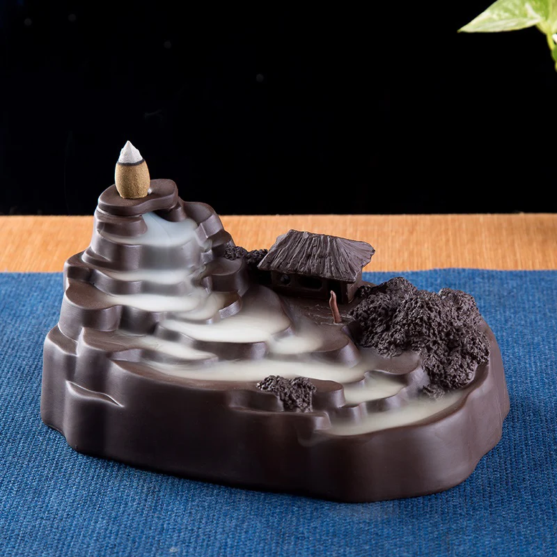 

ceramic Chinese Incense Burner Portable Buddha Aroma Oil Burner Supplies insense holder queimador incenso Home Decor QBA60XXL