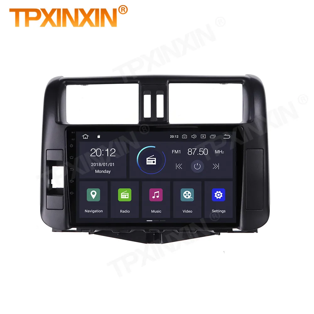 

2 Din Carplay Android Radio Receiver Multimedia Stereo For Toyota Prado 2010 2011 2012 2013 GPS Navigation BT Recorder Head Unit