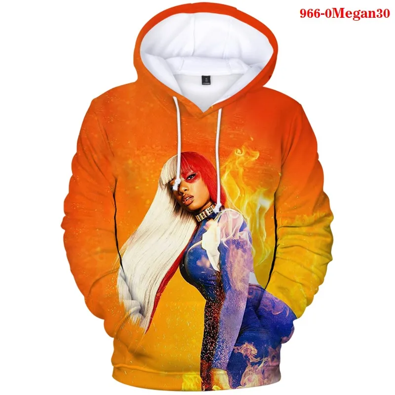 

Aesthetics Hoodie Megan Thee Stallion hoodie Women 3D Sweatshirt Kids Hoodies Cothes Kids Harajuku Sportswear Hooded Pullover