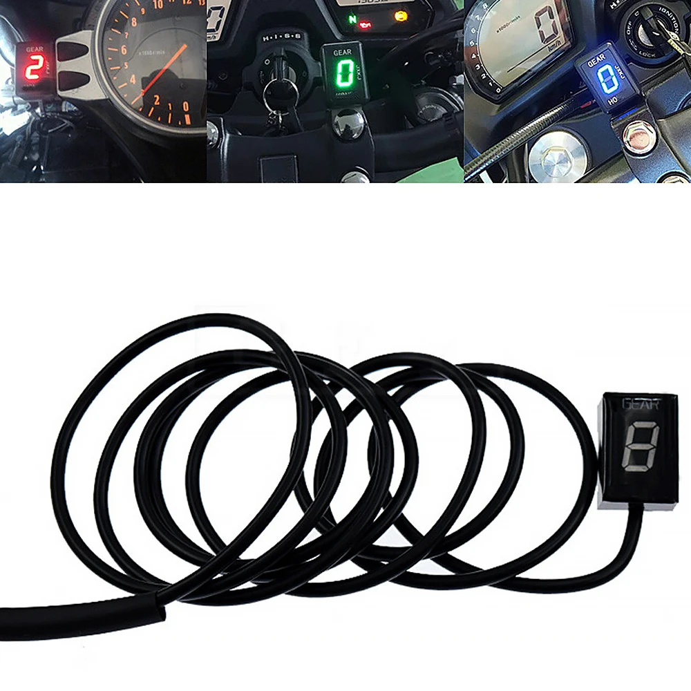 GL1800 Motorcycle LCD Electronics 1-6 Level Gear Indicator 6 Speed Digital Meter For Honda Goldwing 2001 to 2005 | Автомобили и