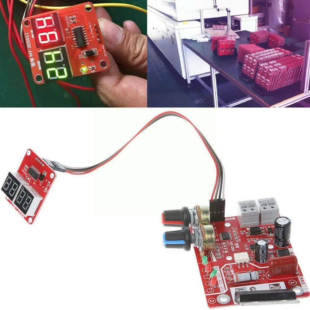 

Ny-d01 Spot Welder Control Board, Adjusting And Red Current Microcomputer Display Rocker Chip Single Digital Switch N0q5