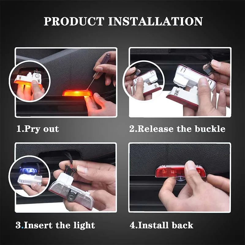 

Car Door Logo Shadow Projector Light For Mercedes S SL Class W222 2014-2020 Led Car Door Welcome Light Decorative Lamp
