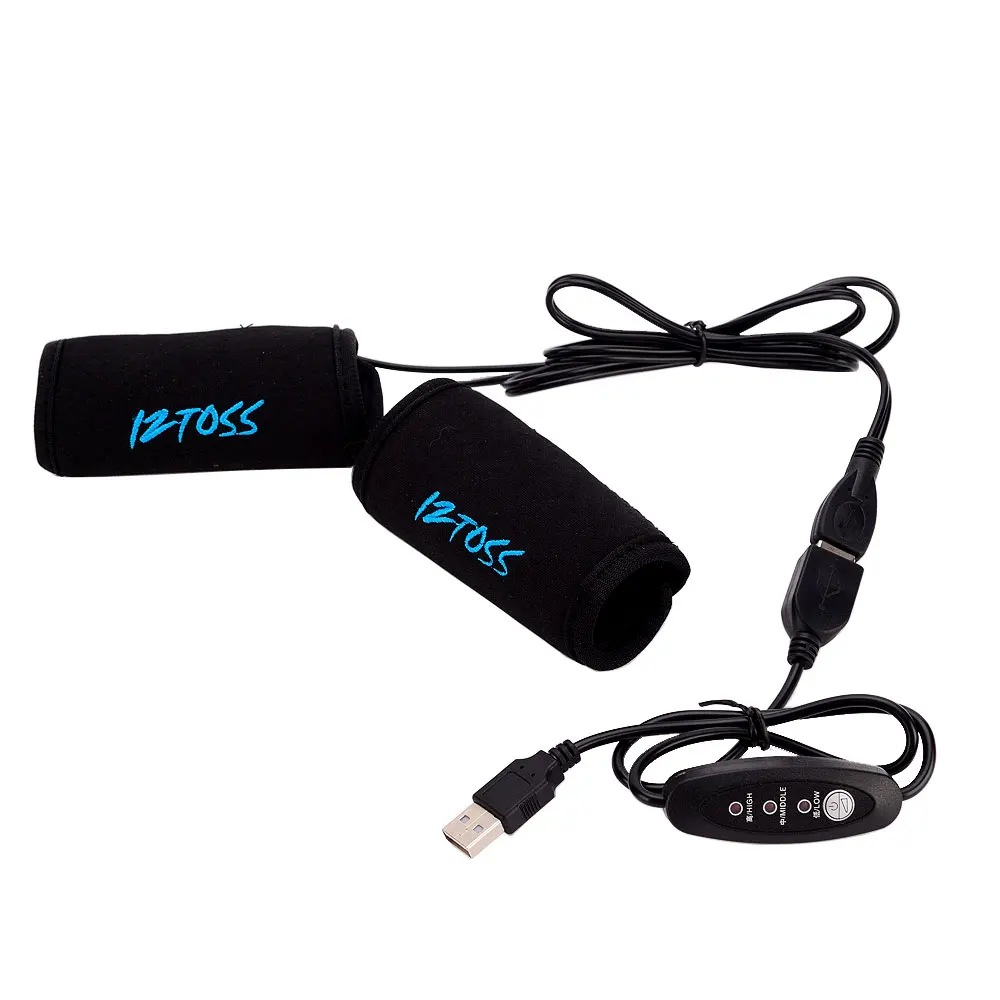 Ручки с подогревом для мотоцикла квадроцикла скутера USB 7/8 дюйма 1 1/5 (22 30 мм)|handlebar