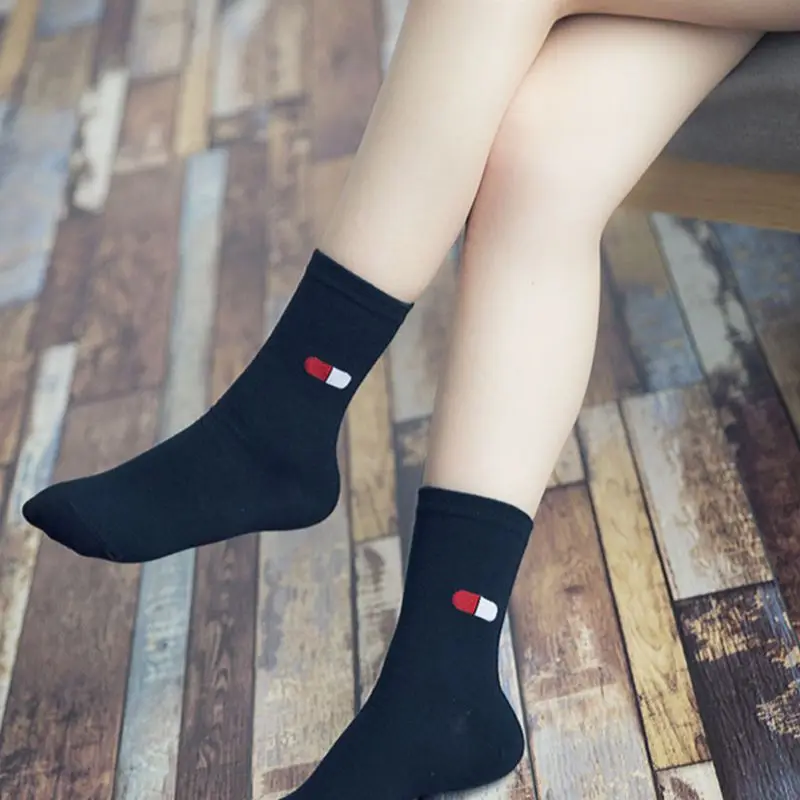 

5 Pairs Women Novelty Funny Cotton Socks Cartoon Naked Men Candy Color Hosiery X5XD