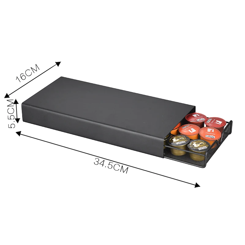 

New Coffee Capsule Holder Durable Coffee Stand Rack Drawers Capsule Organizer For Dolce Gusto/Lavazza/Nespresso Coffee Capsules