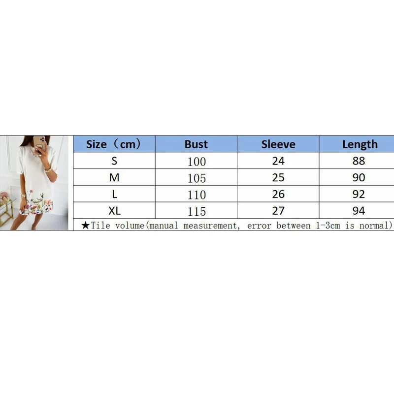 

Lugentolo Summer Dress Women Fashion Print O-Neck Short Sleeve Dress A-Line Mini Dress