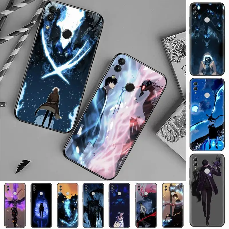 

Anime solo leveling Phone Case For Huawei Honor view 7a5.45inch 7c5.7inch 8x 8a 8c 9 9x 10 20 10i 20i lite pro Cover Shell