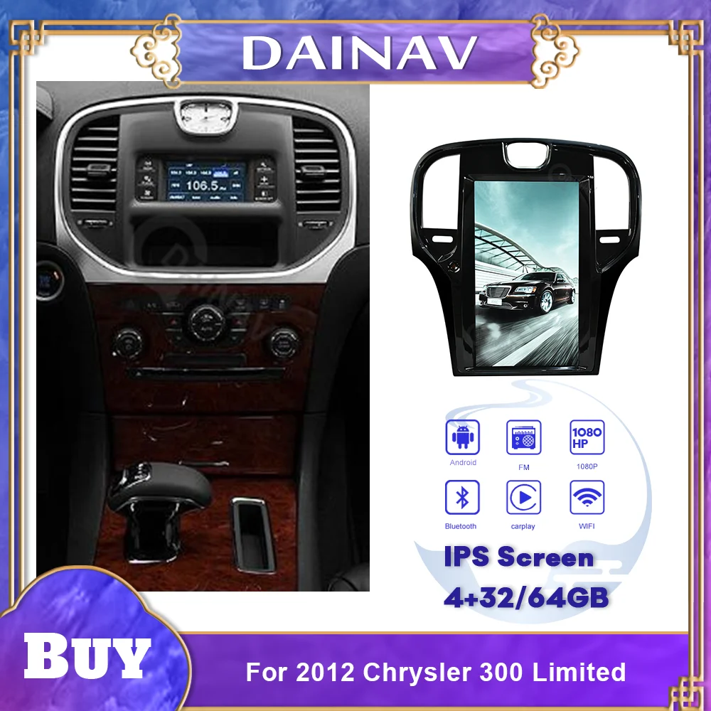 Автомагнитола 2 Din Android GPS навигация для 2012 Chrysler 300 ограниченная автомагнитола