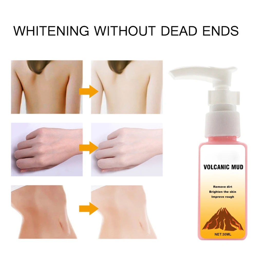 

Shower Whitening Moisturizing Body Bath Cream Volcanic Mud Body Wash for Bathroom SMJGood