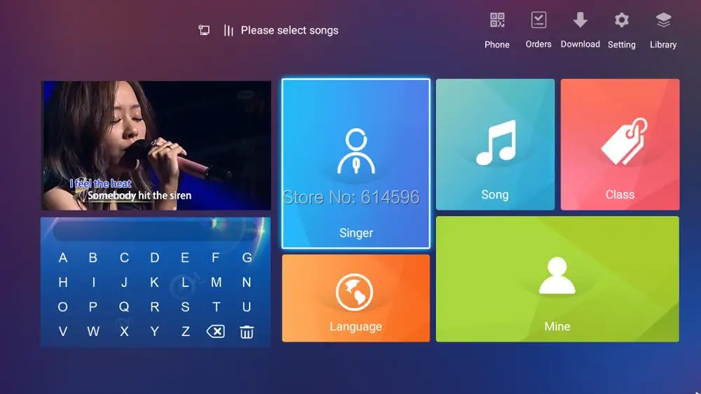 HDMI караоке система проигрывания 2 ТБ профессиональный по требованию с песнями + 19