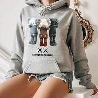 streetwear hip hop women men sweatshirt winter warm hoodies long sleeve wool harajuku creative hoodwink bear print hoodies s 4xl