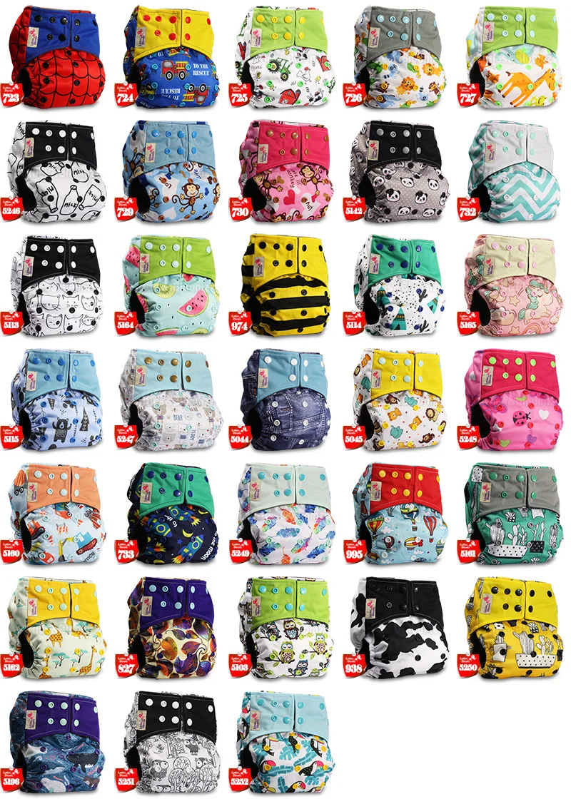 Многоразовые тканевые подгузники [litphones &amp Bloomz] с бамбуковым углем моющиеся для