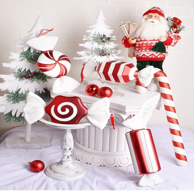 

32cm Large Size Candy Pendant Christmas Tree Ornament Wedding Decorations Stage Props Christmas Candy Pendant Party Layout