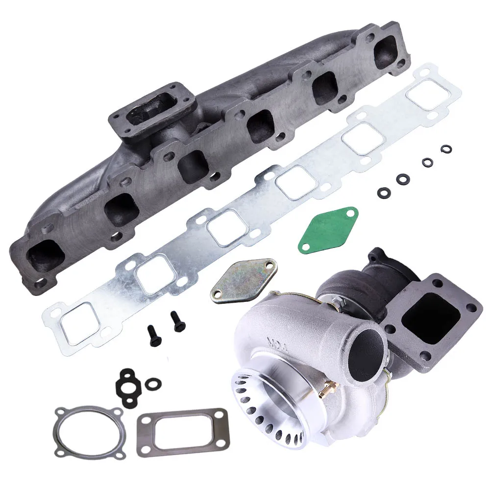 

Турбо Турбокомпрессор + выхлопной набор коллектора для Nissan Patrol 4.2L TD42 GQ Y60 Y61