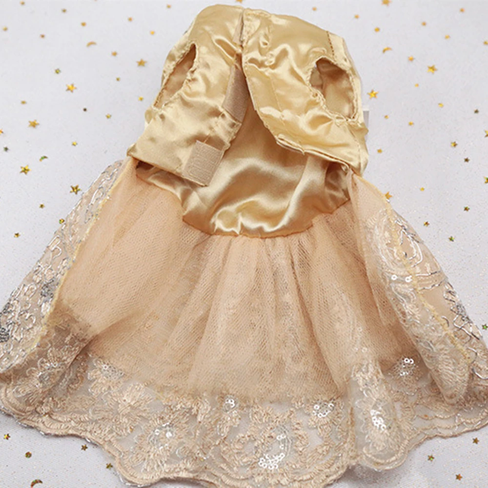 Свадебное платье одежда для щенка котенка французского бульдога собак чихуахуа