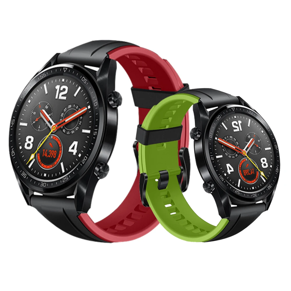 Strap For Huawei Watch GT Charger Silicone Band Honor Magic 22mm Leather Bracelet Active Straps | Электроника