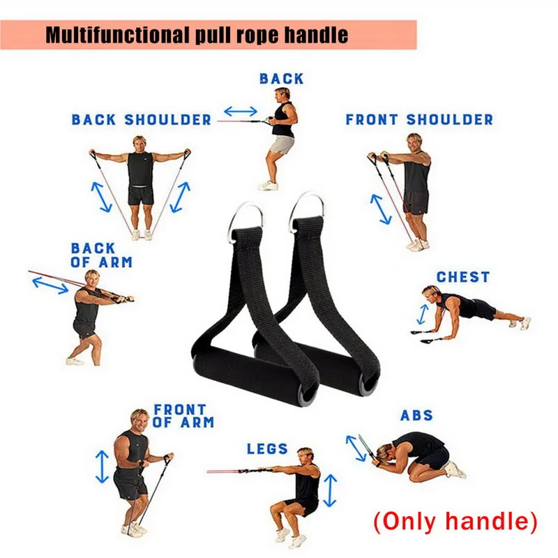 Трос ручка кабель сопротивление лента ручки крепление сверхмощный упражнения d