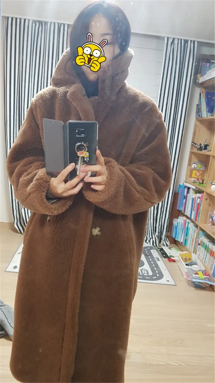 Пальто из натурального меха альпаки, Женское зимнее пальто с воротником, длинное натуральное меховое пальто с мишкой Тедди, Женское пальто, натуральный жакет из меха