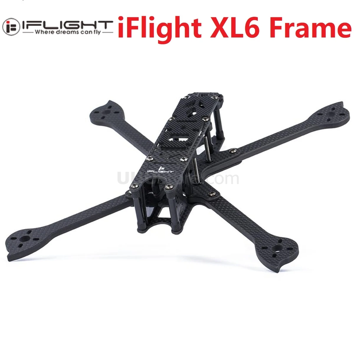 Набор для фристайла iFlight XL6 Frame V4 True X 255 мм 6 дюймов с рукояткой 5 подходит SucceX Mini F7 V3 |