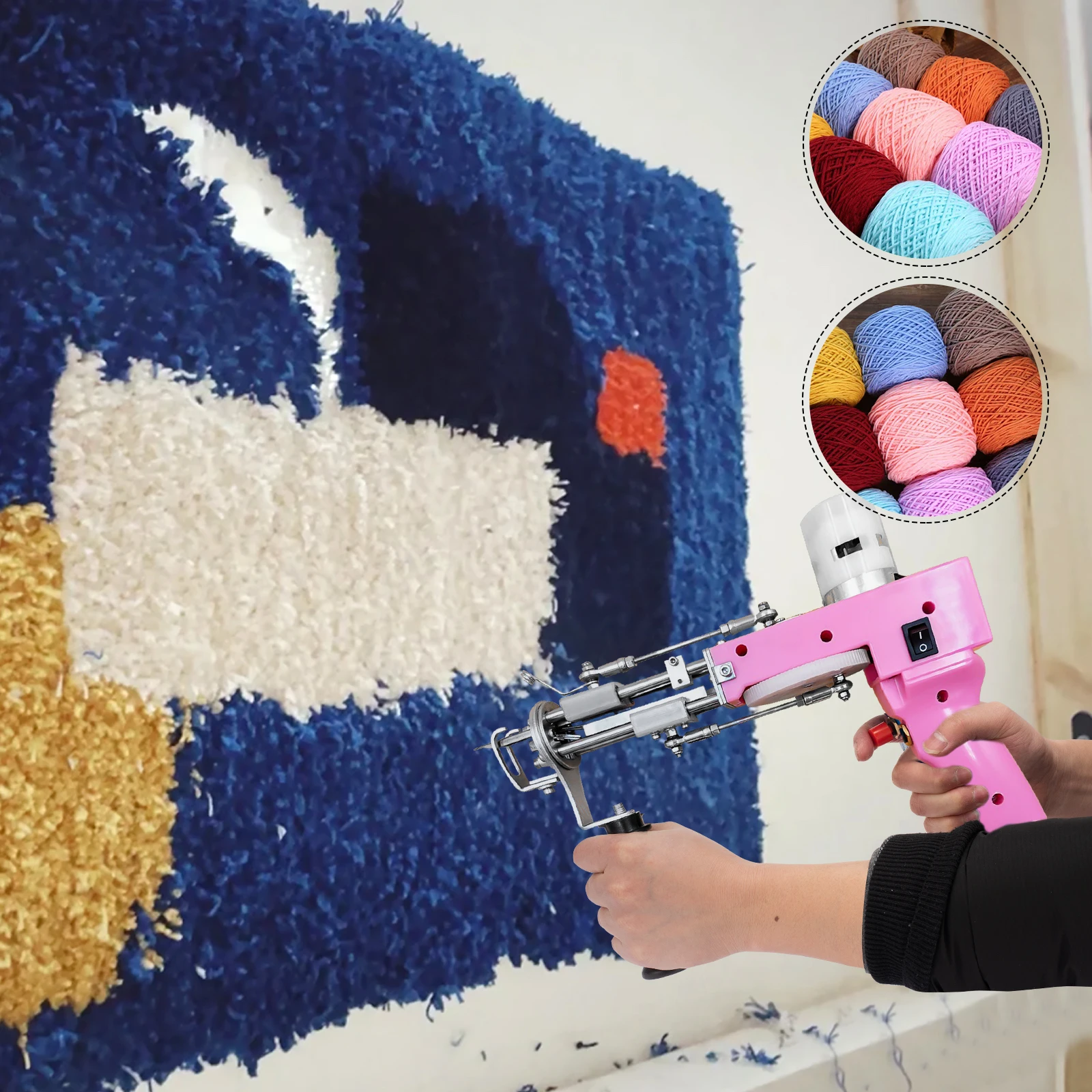 Прочный Tufting мягкая пряжа DIY вышивка ковер-гобелен для изготовления