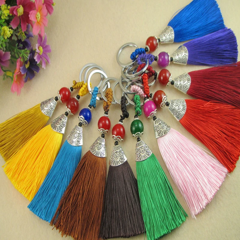 Новый 5 шт./упак. 8 см ключ с кисточкой для вентилятора/занавеска/декоративные