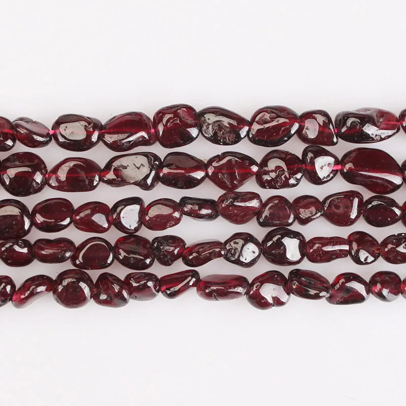 Натуральный овальный камень темно-гранатные бусины 4-6 мм 7-9 15 дюймов граненые