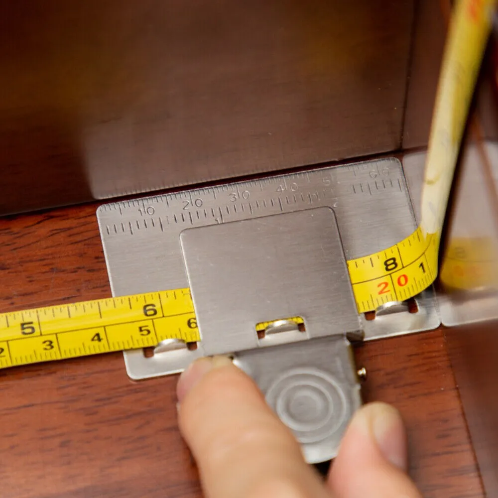 Measuring Tape Clip Precision Tape Measuring Tool Measure Aid Clip Tape Measure Locator Home Tool Measure Locator Clip Hand Port