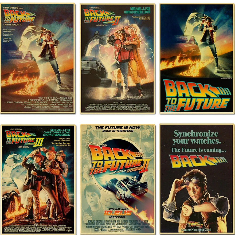 Научная фантастика Назад в будущее классический кино пропагандистский ретро