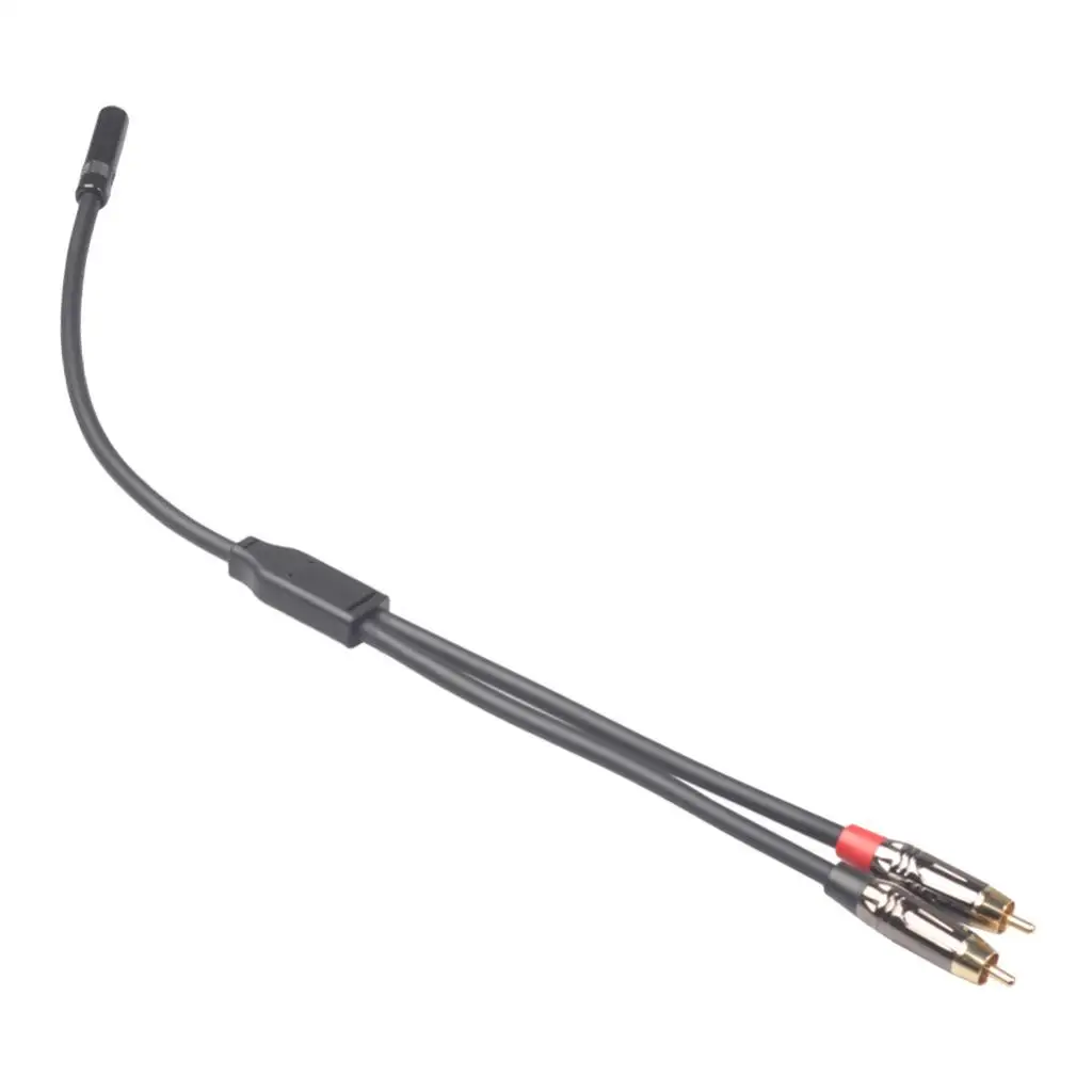 

Aux Cable Jack 3.5mm Stereo Audio Cable Female To 2RCA Male Pug Patch Cord
