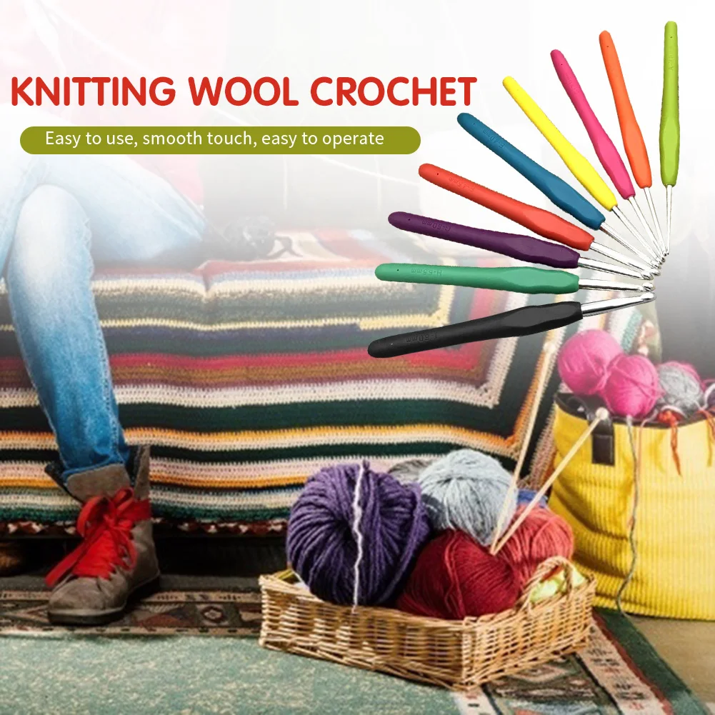 Алюминиевые крючковые иглы силиконовые поделки сделай сам инструменты для шитья