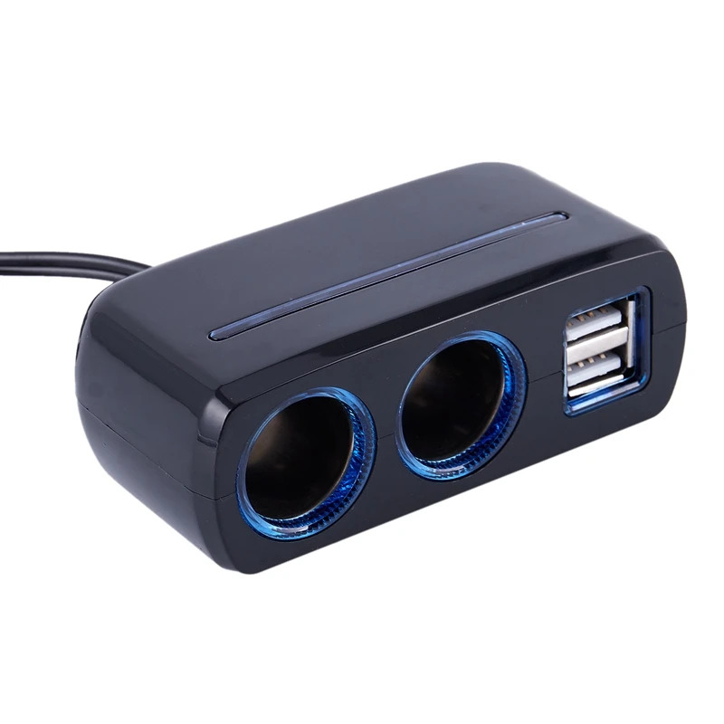 SHUNWEI 12 В зарядное устройство USB 3 гнездо мульти автомобильный делитель адаптер