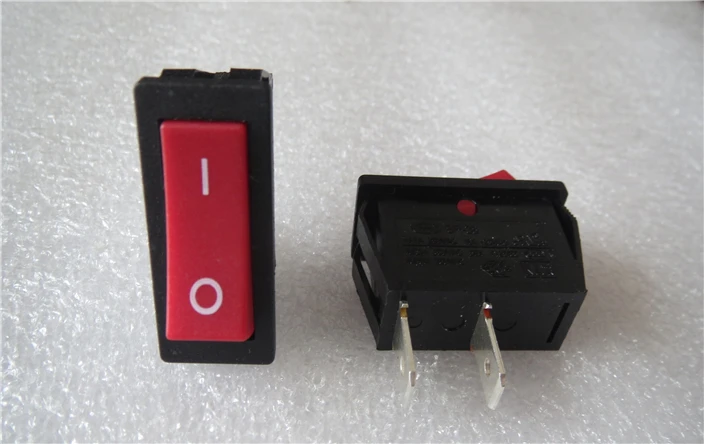 

Новый кулисный переключатель 100% SR-38 10A250V 2pin 2gear rocker power switch 14*31 мм