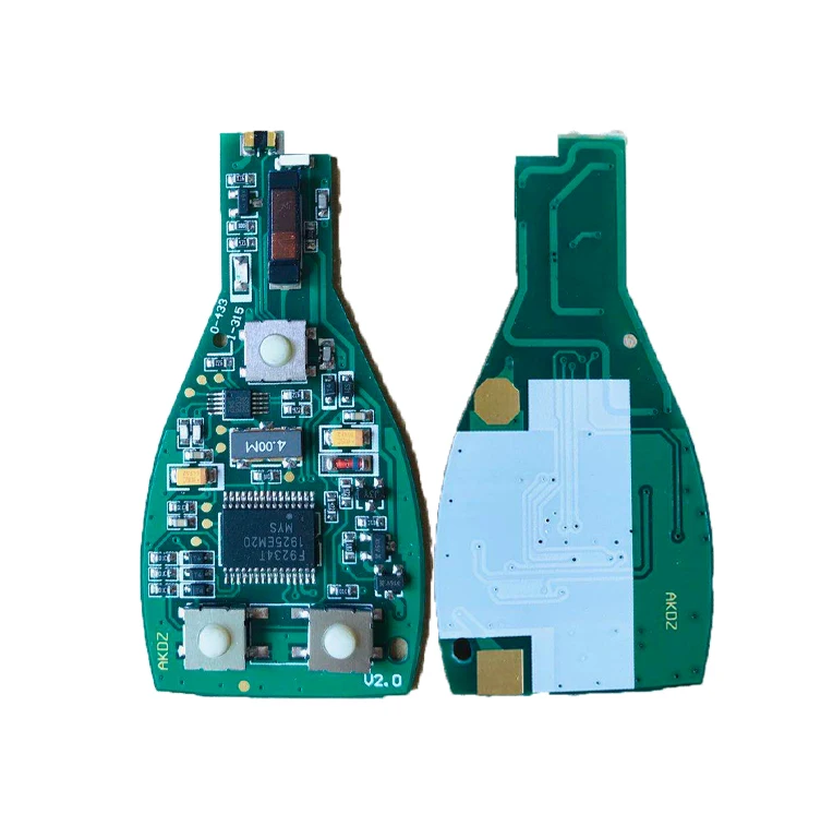 

KEYECU 3pcs AKDZ Replacement 4 Buttons 315/433MHz Smart Remote Key for Mercedes Benz Support NEC and BGA 2000+ Year Auto Car Key