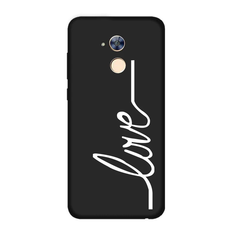 Силиконовый чехол IZYEKY для huawei Honor 20 10 9 8 lite 8A 8X8 S 7X 7A Pro 6A Candy Love heart чехол для телефона Capa Fundas Coque - Цвет: love 5 black case
