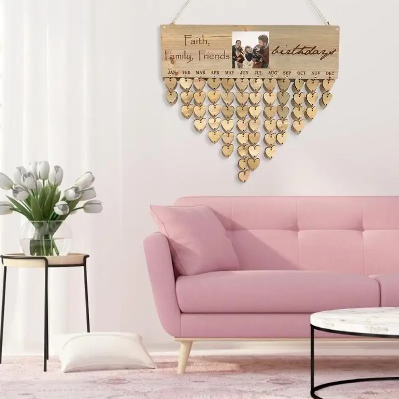 DIY кулон с календарем рамка для фотографий резная доска сообщений новый год