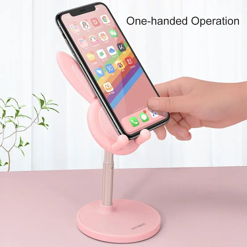 universal cute mobile phone stand angle adjustable desktop tablet holder portable cell phone bracket free global shipping