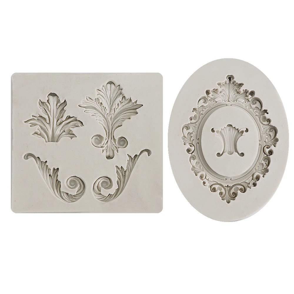 

DIY Silicone Mold Retro Relief Fondant Candy Art Resin Mold Cake Baking Tool Accessories For Jewelry Sugarcraft Casting Making