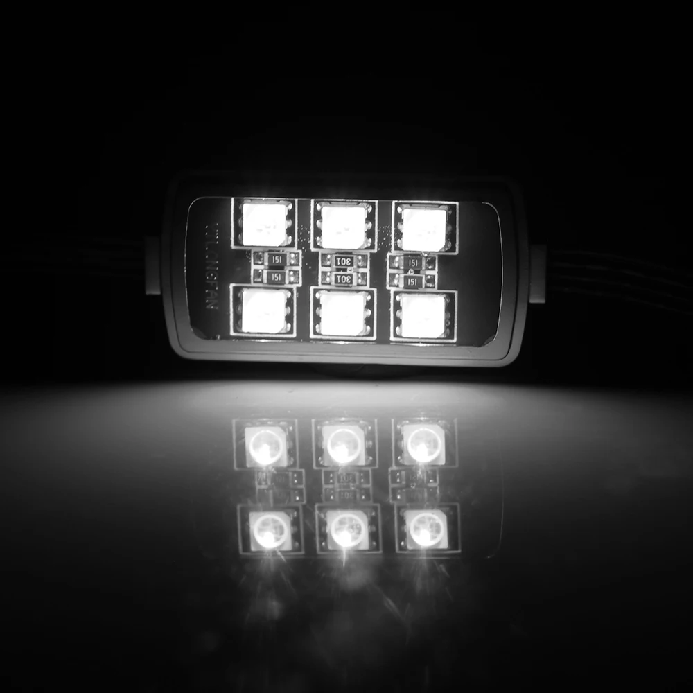 

LED Motorcycle Light Moto Smart Brake Lights 6 RGB 36 LED Rear Tail Light Motorcycle