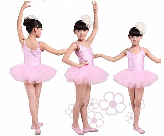 Балетный костюм танцевальное платье костюмы Leotards 7 цветов одежда для девочек