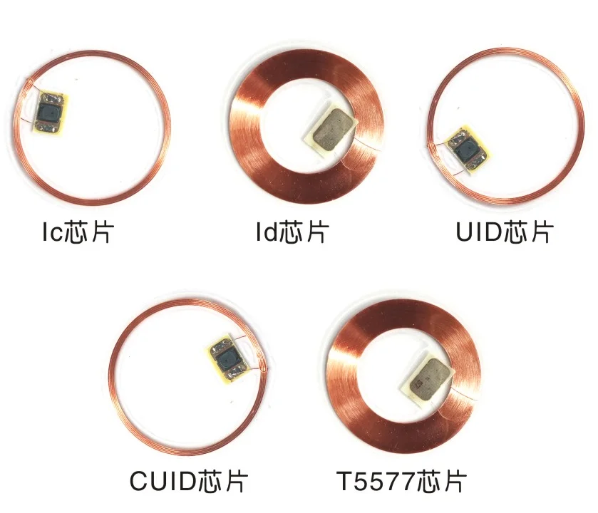 10 шт./лот 13 56 МГц 125 кГц ID IC записываемые бирки T5577 UID двухчастотные прозрачные